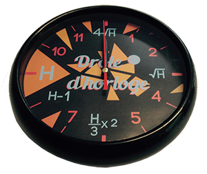 Une drle d'horloge !